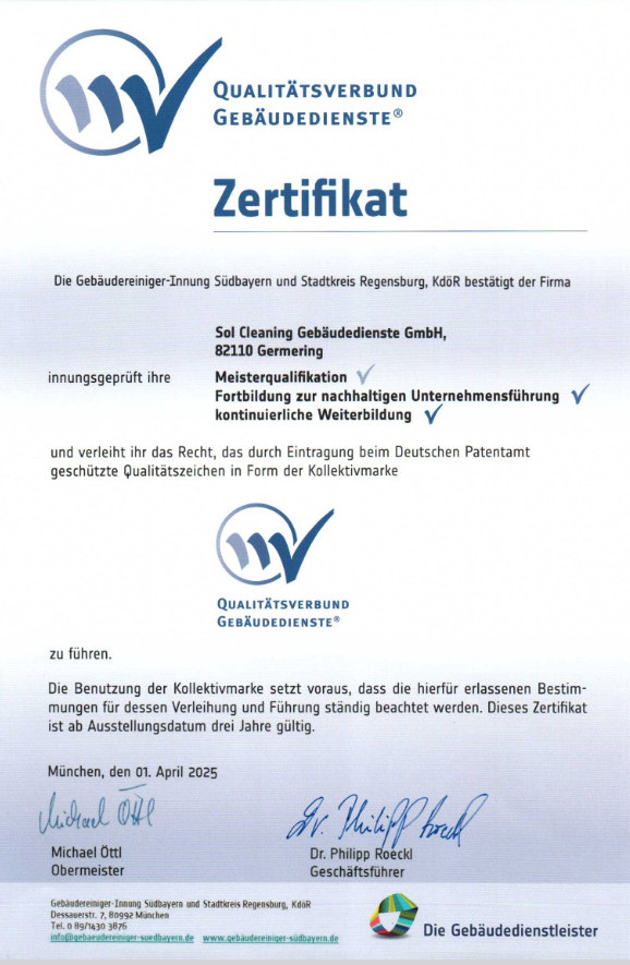 Zertifizierungen
